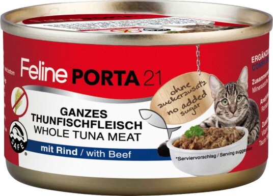 Feline Porta 21 Tunfisk Med Okse 24 X 90 G