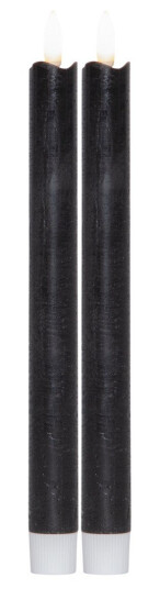 STAR TRADING 062-97 FLAMME LED MIDDAGSLYS 2 STK SVART 062-97