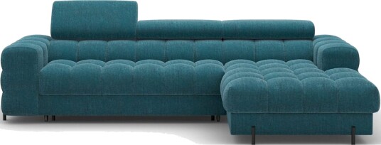 Hjørnesofa Eltap Felro 285x181x93 cm Amore 40 Blå Høyre