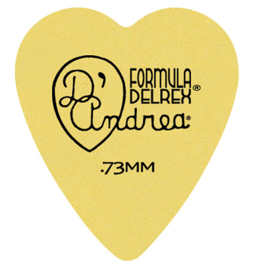 D'Andrea Delrex 323 - 0,73 Medium YellowRiffle Pack 72 Pcs