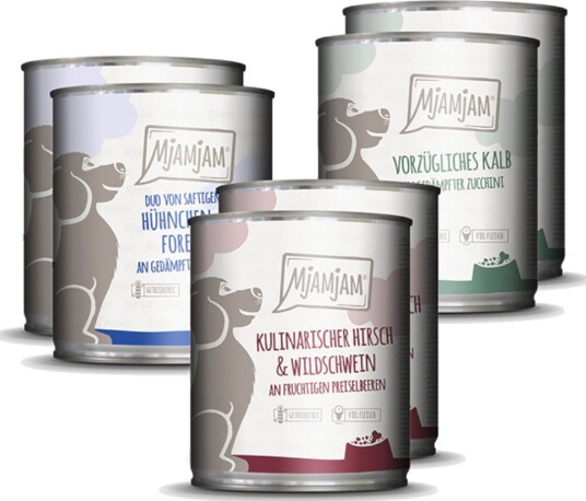 Mjamjam Våtfôr Adult Hund Mixpakke I 3 Sorter 12 X 800 G Mjamjam Våtfôr Adult Hund Mixpakke I 3 Sorter 12 X 800 G