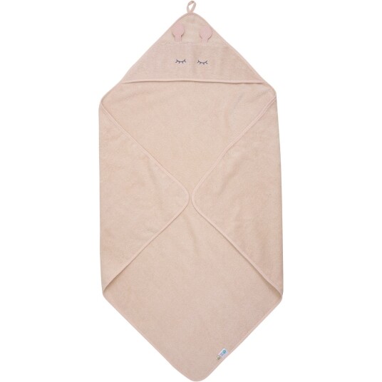 Pippi Rose Dust Hooded Baby Håndkle Pippi Rose Dust Hooded Baby Håndkle