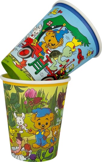 Design House 95 Pappkopper Bamse 8-pakning 203657