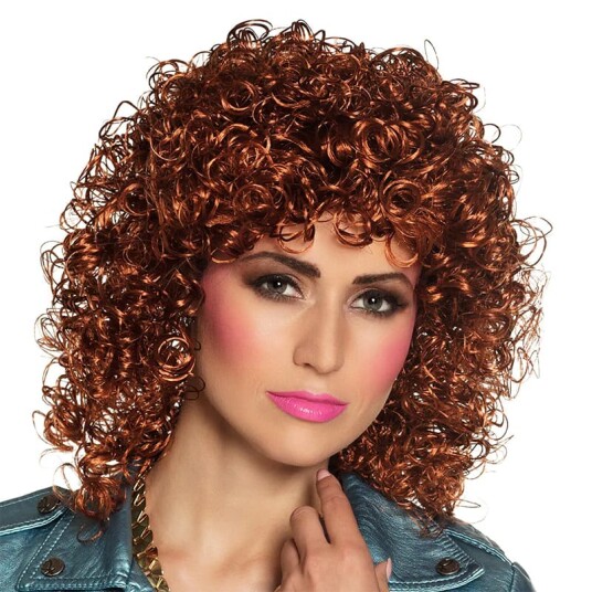 Boland Party Partners 80-talls Club Brun Parykk - One size