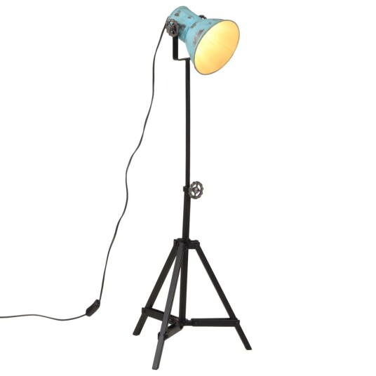 Gulvlampe 25 W Denimblå 35x35x65/95cm E27 Gulvlampe 25 W Denimblå 35x35x65/95cm E27