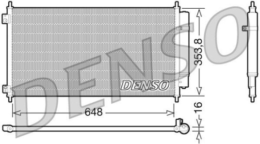 Kondensator DENSO DCN40010 Kondensator DENSO DCN40010