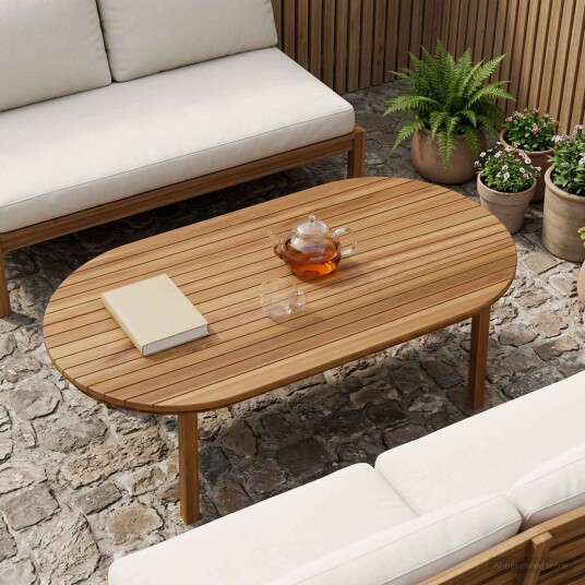 vidaXL Bordplate 110 x 55 x 3,5 cm Oval Massivt Teaktre Naturlig vidaXL Bordplate 110 x 55 x 3,5 cm Oval Massivt Teaktre Naturlig