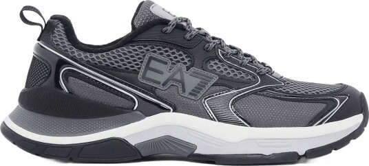 EA7 Sneaker PEWTER+BLACK+PEARLIZ 44 2/3