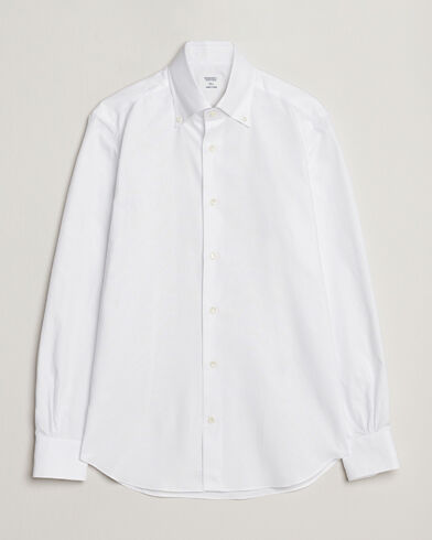 Mazzarelli Soft Oxford Button Down Shirt White Mazzarelli Soft Oxford Button Down Shirt White