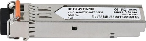 Blueoptics Trx100081-Bo Fiber Optisk 1250 Mbit/S Sfp Sfp Bx-D 20000 M