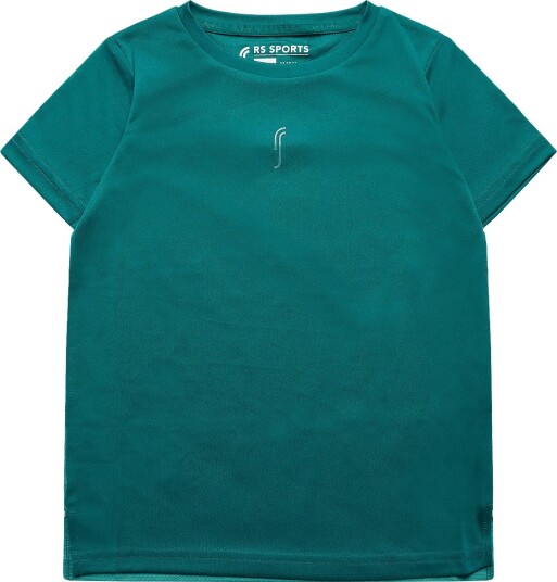 RS Sports Junior Performance Tee Rec - DEEP TEAL/STRIKING TEAL - 8-10