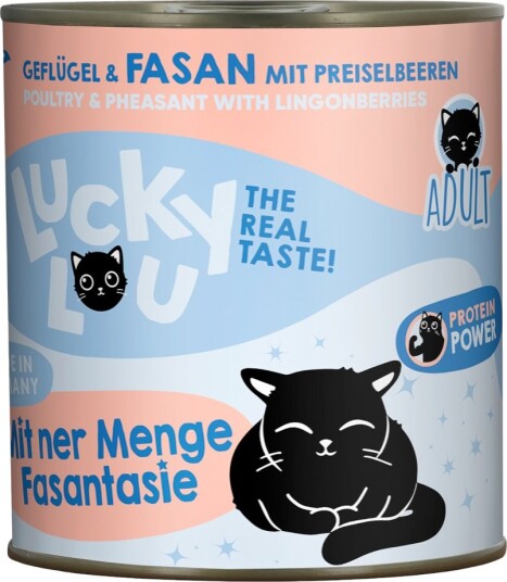 Lucky Lou Våtfôr Adult Fjærkre Og Fasan 6 X 800 G