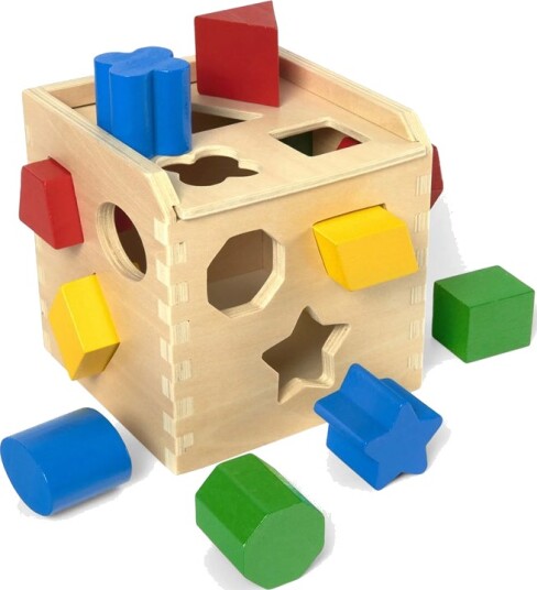 Melissa & Doug Puttekasse med geometriske klosser Melissa & Doug Puttekasse med geometriske klosser
