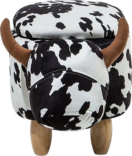 COW Puff 60 cm Svart