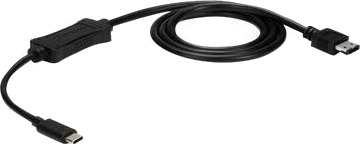 StarTech 3 ft 1m USB-C to eSATA Cable - HDD / SSD / ODD - USB 3.0 5Gbps - Diskkontroller - SATA 6Gb/s - 5 GBps - USB 3.0 - svart StarTech 3 ft 1m USB-C to eSATA Cable - HDD / SSD / ODD - USB 3.0 5Gbps - Diskkontroller - SATA 6Gb/s - 5 GBps - USB 3.0 - svart
