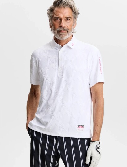 J. Lindeberg 30Y Matt Relaxed Polo White L