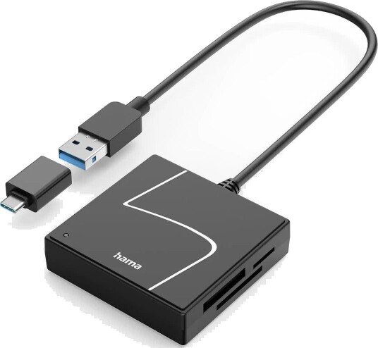 Hama Minnekortleser USB 3.2 Gen1 SD/microSD/CF/MS Hama Minnekortleser USB 3.2 Gen1 SD/microSD/CF/MS
