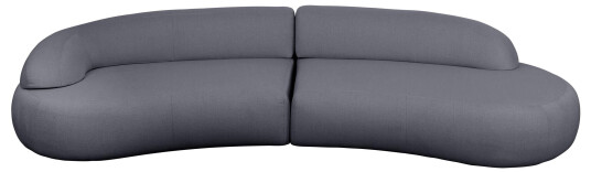 Cane line Mellow 4 seters sofa Grey 2 2 seters moduler Grå