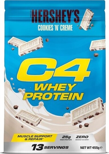 C4 whey protein cookies & cream 455 g C4 whey protein cookies & cream 455 g