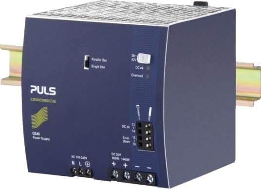 Puls QS40.361 Din Skinne Strømforsyning 36V 26,7A 960W