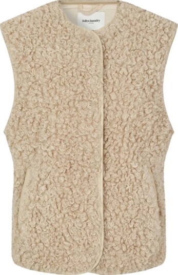 Lollys Laundry Vadall Vest Sl Beige S
