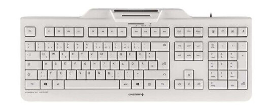 Cherry KC 1000 SC - Tastatur - Nordisk - Grå