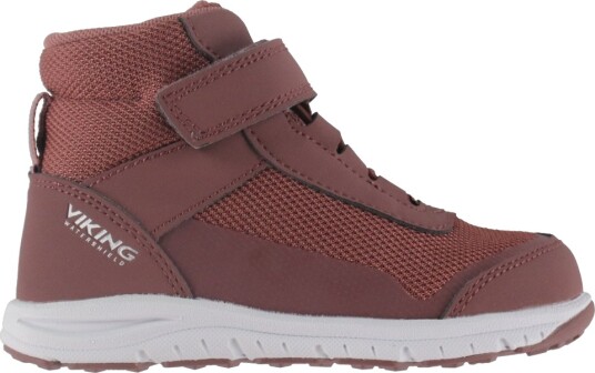 Viking Footwear Viking Kids' Knapper Reflective Mid Waterproof 1V Dark Pink 32