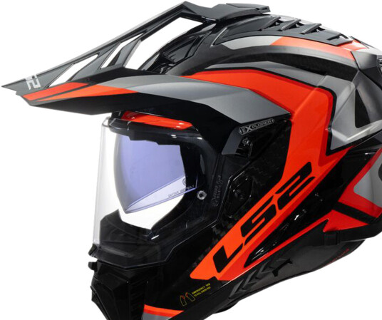 LS2 Adventurehjelm MX701 Explorer C Oransje LS2 Adventurehjelm MX701 Explorer C Oransje