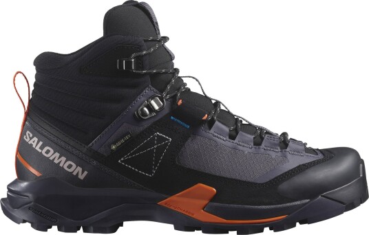 Salomon Women"s X Ultra Alpine Mid GORE-TEX Nine Iron/Black/Red Orange Nine Iron / Black / Red Orange 38 2/3