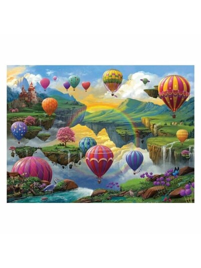 Ravensburger Jigsaw puzzle The Valley of the Balloons 500 pcs. Gulv Ravensburger Jigsaw puzzle The Valley of the Balloons 500 pcs. Gulv