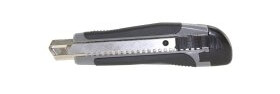 Hobbykniv bnt Soft-Cut Luksus sort/grå 18mm