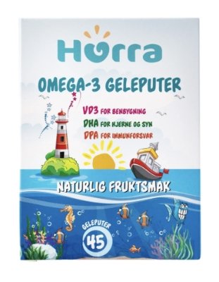 Hurra Omega 3 geleputer 45stk