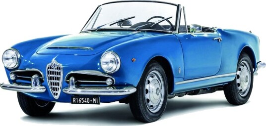 Italeri Alfa Romeo Giulia 1600 Spider Byggesett 1:24 Italeri Alfa Romeo Giulia 1600 Spider Byggesett 1:24