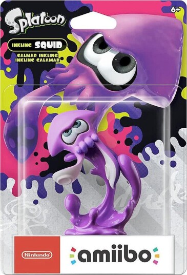 Nintendo Amiibo Splatoon Figur Neonlilla Inkling Squid