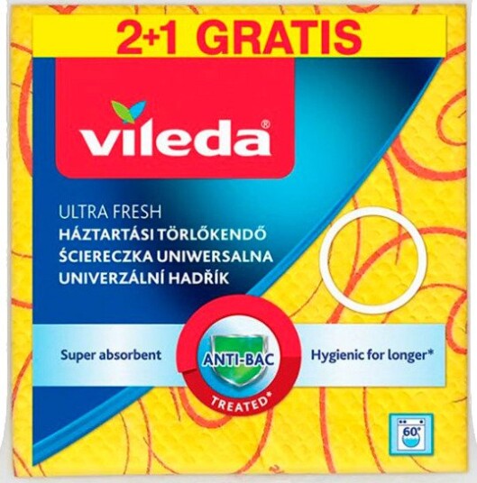Vileda 3D Universal Mikrofiberklut (3-pk)