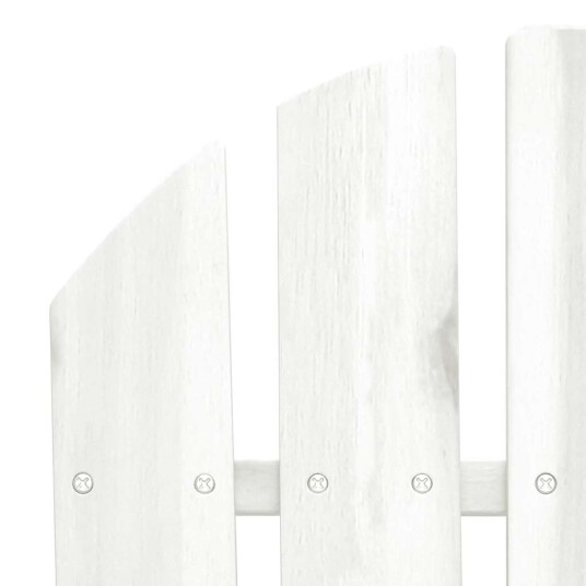 vidaXL Adirondack hagestol 2-seters heltre gran hvit vidaXL Adirondack hagestol 2-seters heltre gran hvit