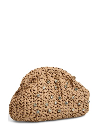 Pieces Pcgidana Summer Clutch Beige ONE SIZE