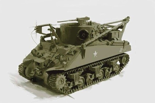 Italeri M32 Bergingskjøretøy 1:35 Modellbygging