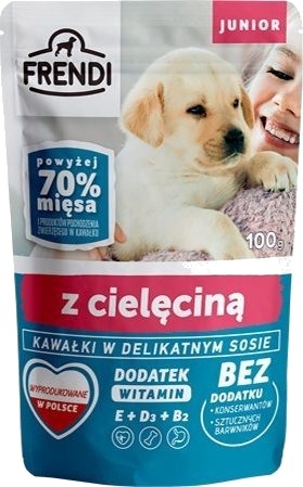 Triton Frendi Junior Biter I Mild Saus Med Til Hund Oksekjøtt 100 G