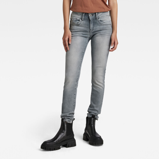 G-Star RAW Lynn Mid Waist Skinny Jeans Grey Women 28-30 Grey female G-Star RAW Lynn Mid Waist Skinny Jeans Grey Women 28-30 Grey female