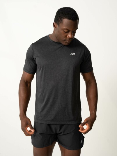 New Balance Athletics T-shirt Sort M