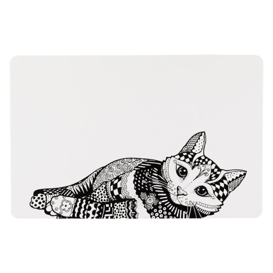 Trixie Spiseunderlag Katt L 44 × B 28 cm Trixie Spiseunderlag Katt L 44 × B 28 cm