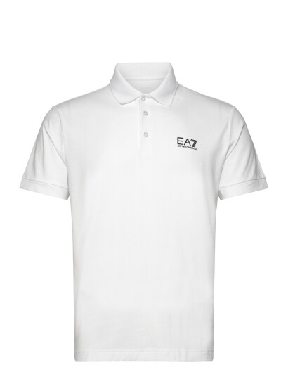 EA7 Polo Shirt - White - XL EA7 Polo Shirt - White - XL