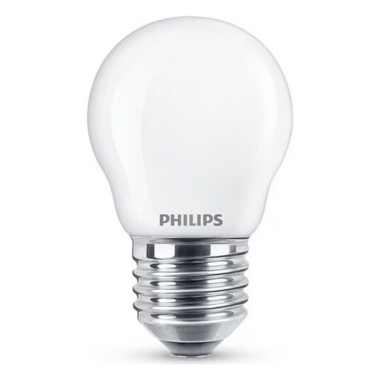 Philips LED-lampe Sfærisk E 6,5 W E27 806 lm 4,5 x 7,8 cm 4000 K