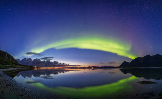 Sunset Aurora av Frank Olsen