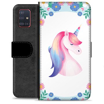 Samsung Galaxy A51 Premium Lommebok-deksel Enhjørningen
