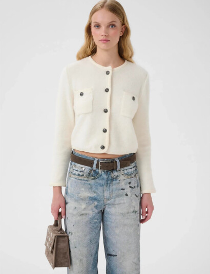 Gestuz Gzcurie Cardigan Cream XS Gestuz Gzcurie Cardigan Cream XS