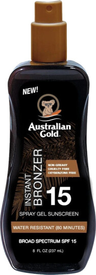 Australian Gold Instant Bronzer Spraygel SPF 15 237 ml Australian Gold Instant Bronzer Spraygel SPF 15 237 ml
