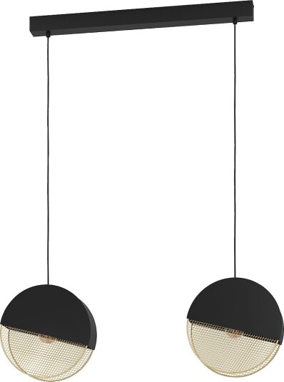 EGLO Pendel Mumbles 2 Light Svart Takpendler