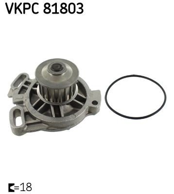 SKF VKPC 81803 Vannpumpe SKF VKPC 81803 Vannpumpe